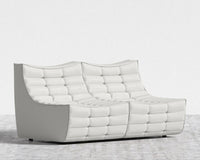Tanner Sofa - Trento Microfiber Leather - Trento Eggshell