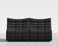 Tanner Sofa - Trento Microfiber Leather - Trento Jet Black