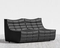 Tanner Sofa - Trento Microfiber Leather - Trento Jet Black