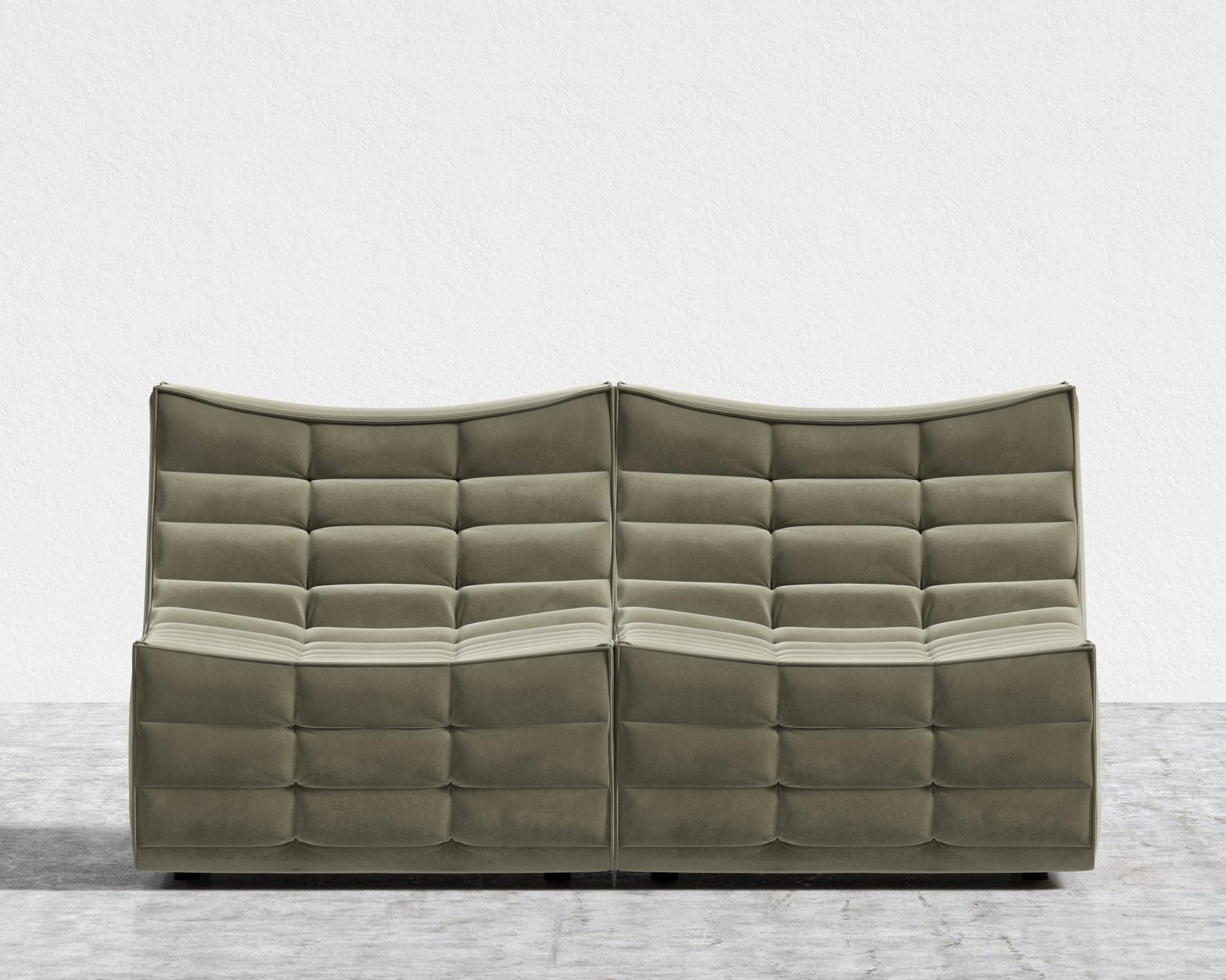 Tanner Sofa - Signature Plush Velvet - Olive Green