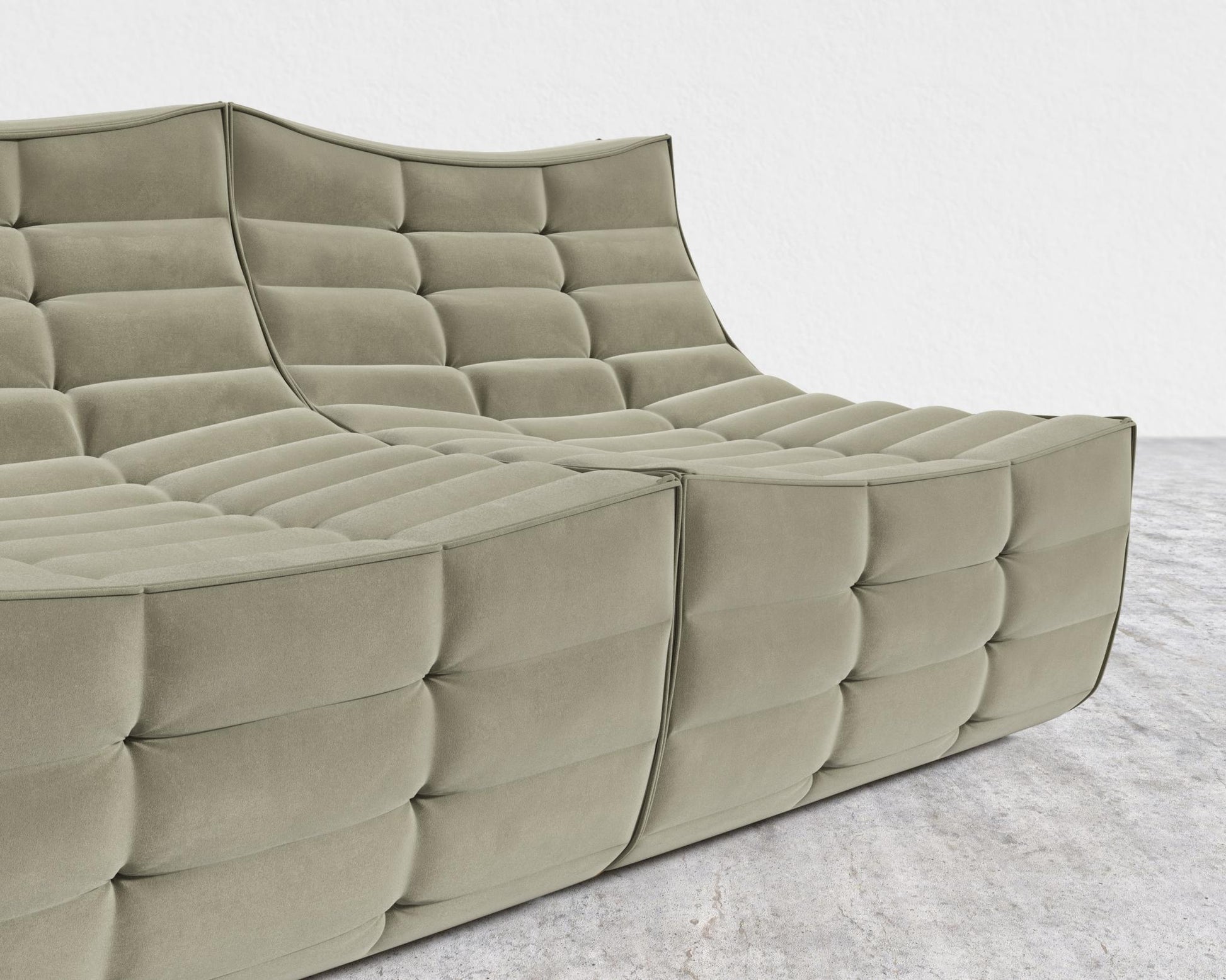 Tanner Sofa - Signature Plush Velvet - Olive Green