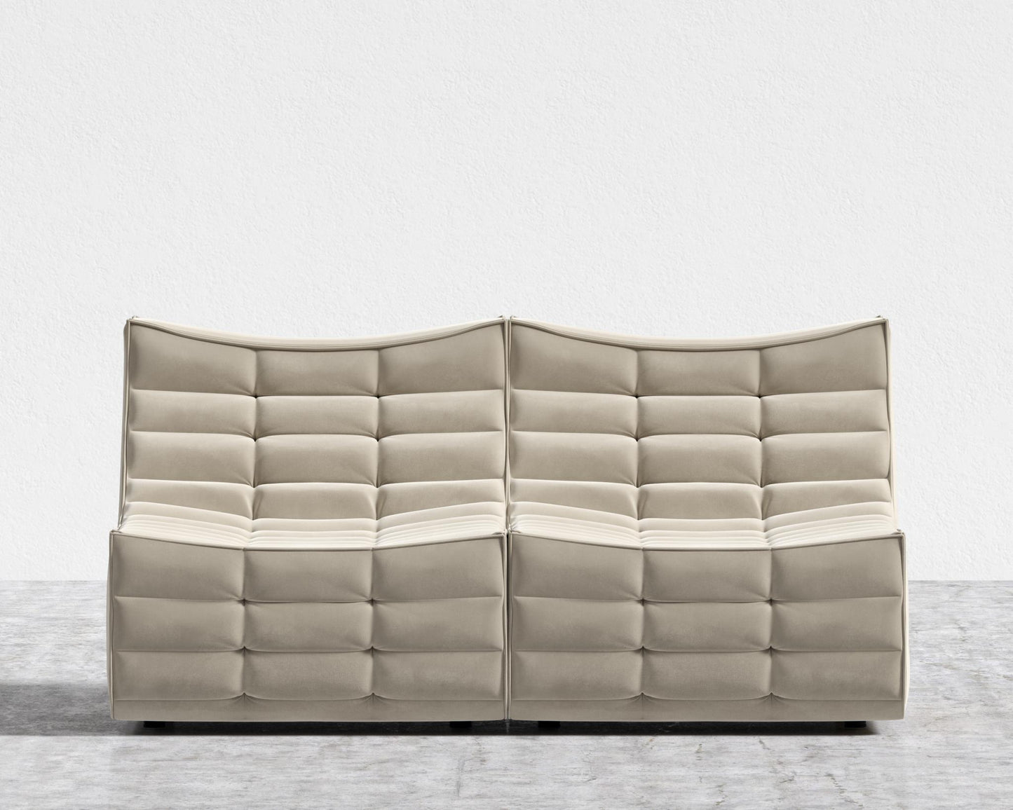 Tanner Sofa - Signature Plush Velvet - Warm Taupe