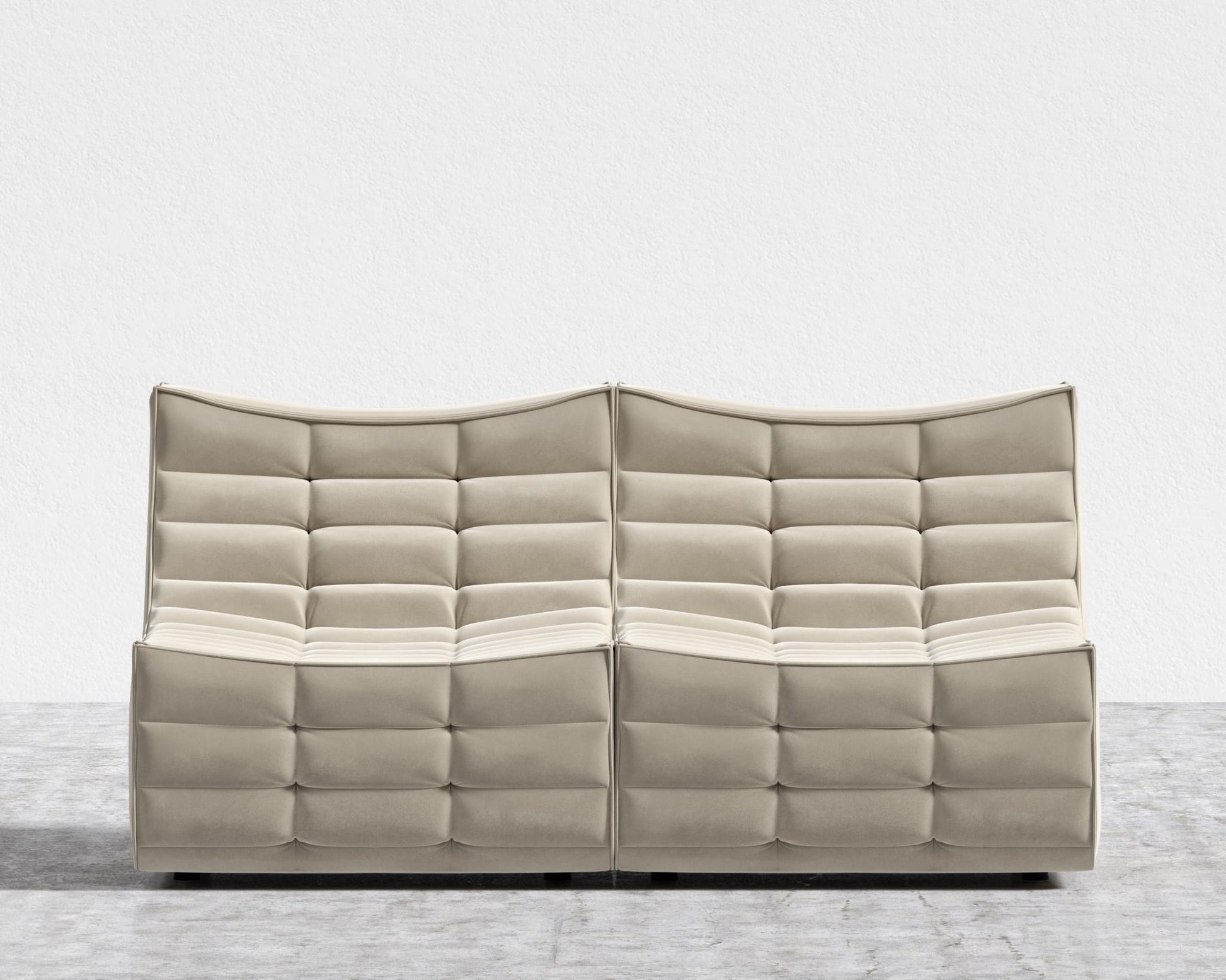 Tanner Sofa - Signature Plush Velvet - Warm Taupe