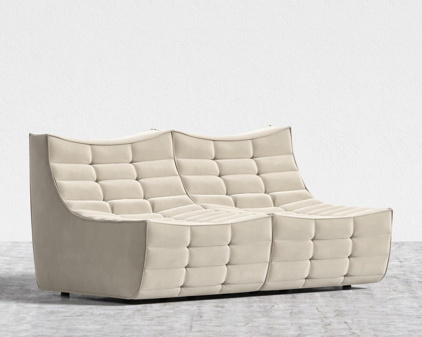 Tanner Sofa - Signature Plush Velvet - Warm Taupe