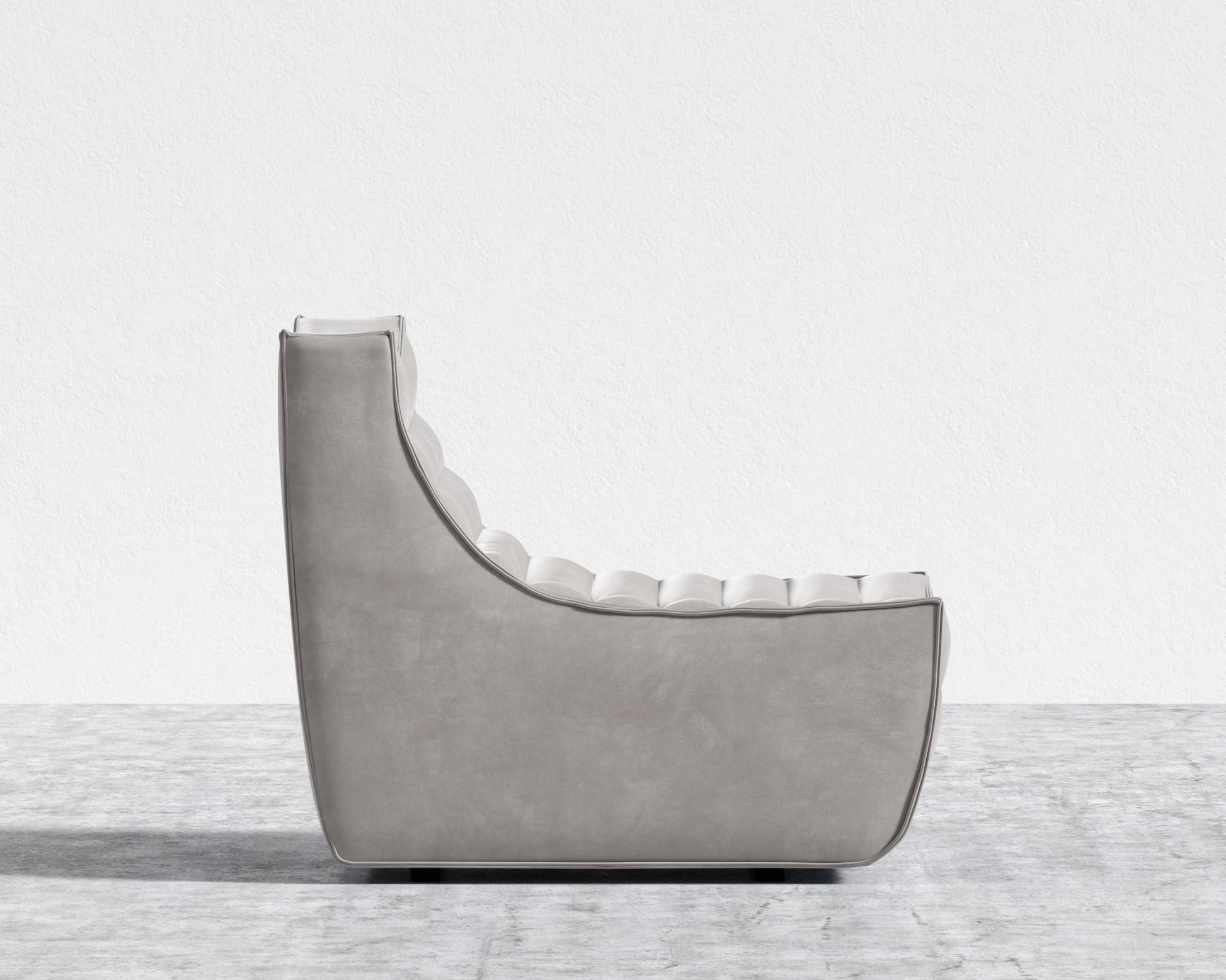 Tanner Armless - Venice Vegan Suede - Chiffon