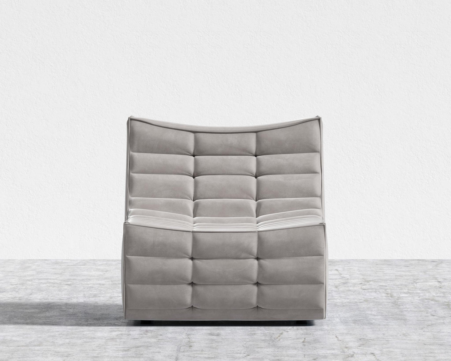 Tanner Armless - Venice Vegan Suede - Chiffon