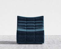 Tanner Armless - Plush Velvet - Cobalt