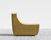 Tanner Armless - Plush Velvet - Golden Beryl