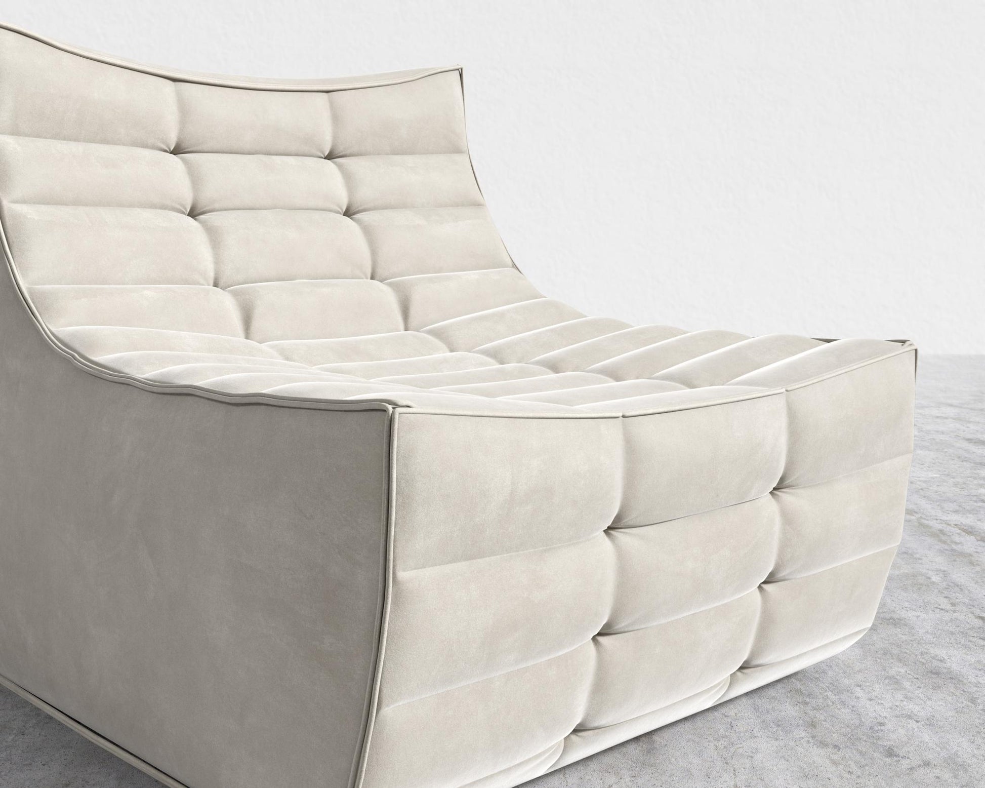 Tanner Armless - Venice Vegan Suede - Latte