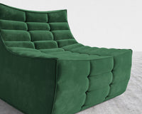 Tanner Armless - Plush Velvet - Moss