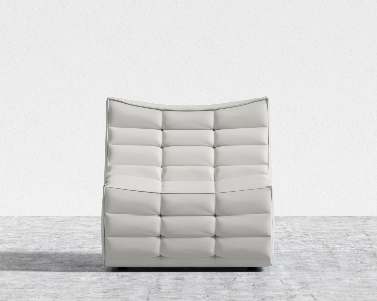 Tanner Armless - Trento Microfiber Leather - Trento Eggshell