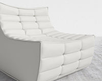 Tanner Armless - Trento Microfiber Leather - Trento Eggshell