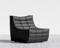 Tanner Armless - Trento Microfiber Leather - Trento Jet Black