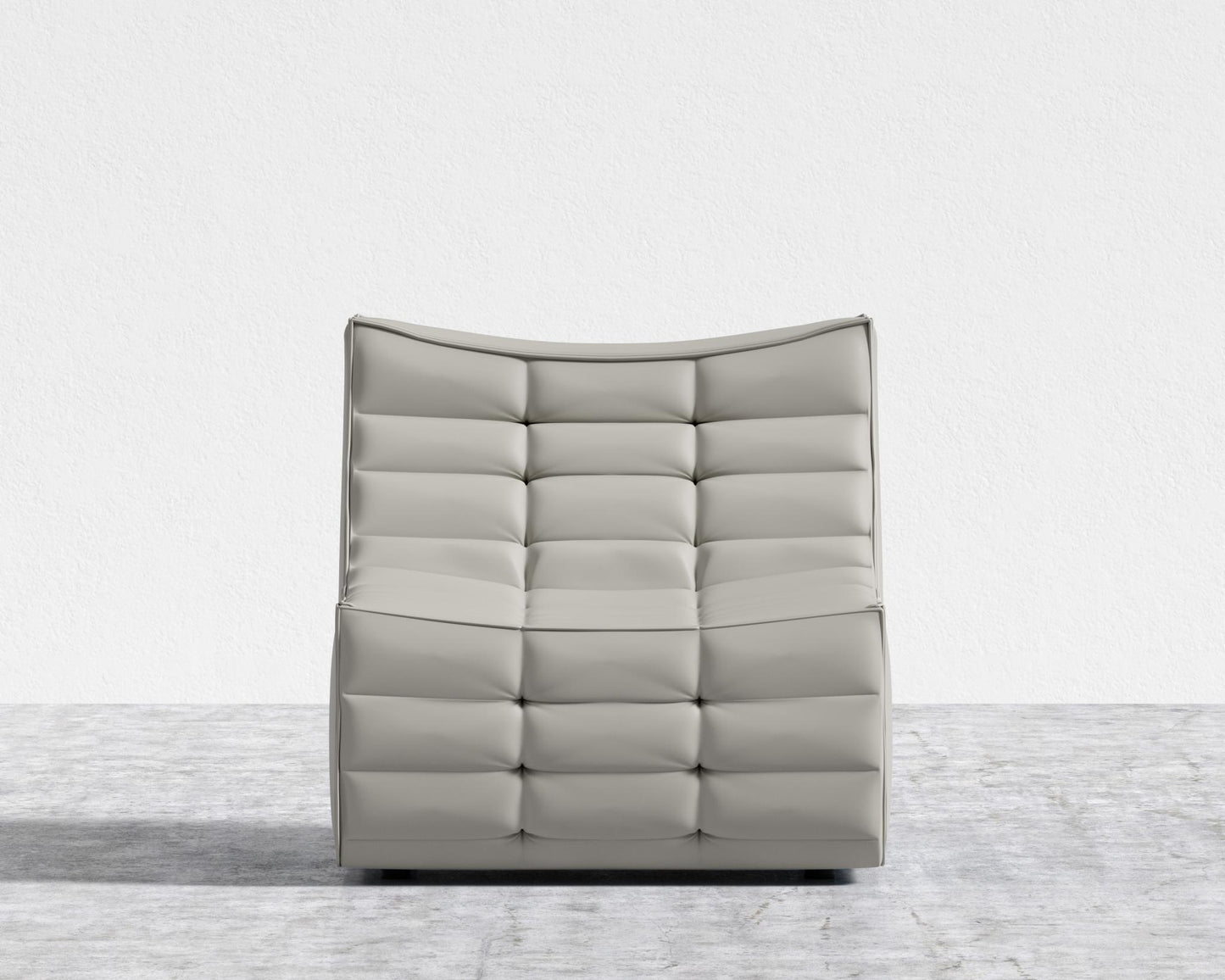 Tanner Armless - Trento Microfiber Leather - Trento Taupe