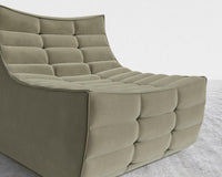 Tanner Armless - Signature Plush Velvet - Olive Green