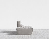 Tanner Open End Sofa - Venice Vegan Suede - Chiffon