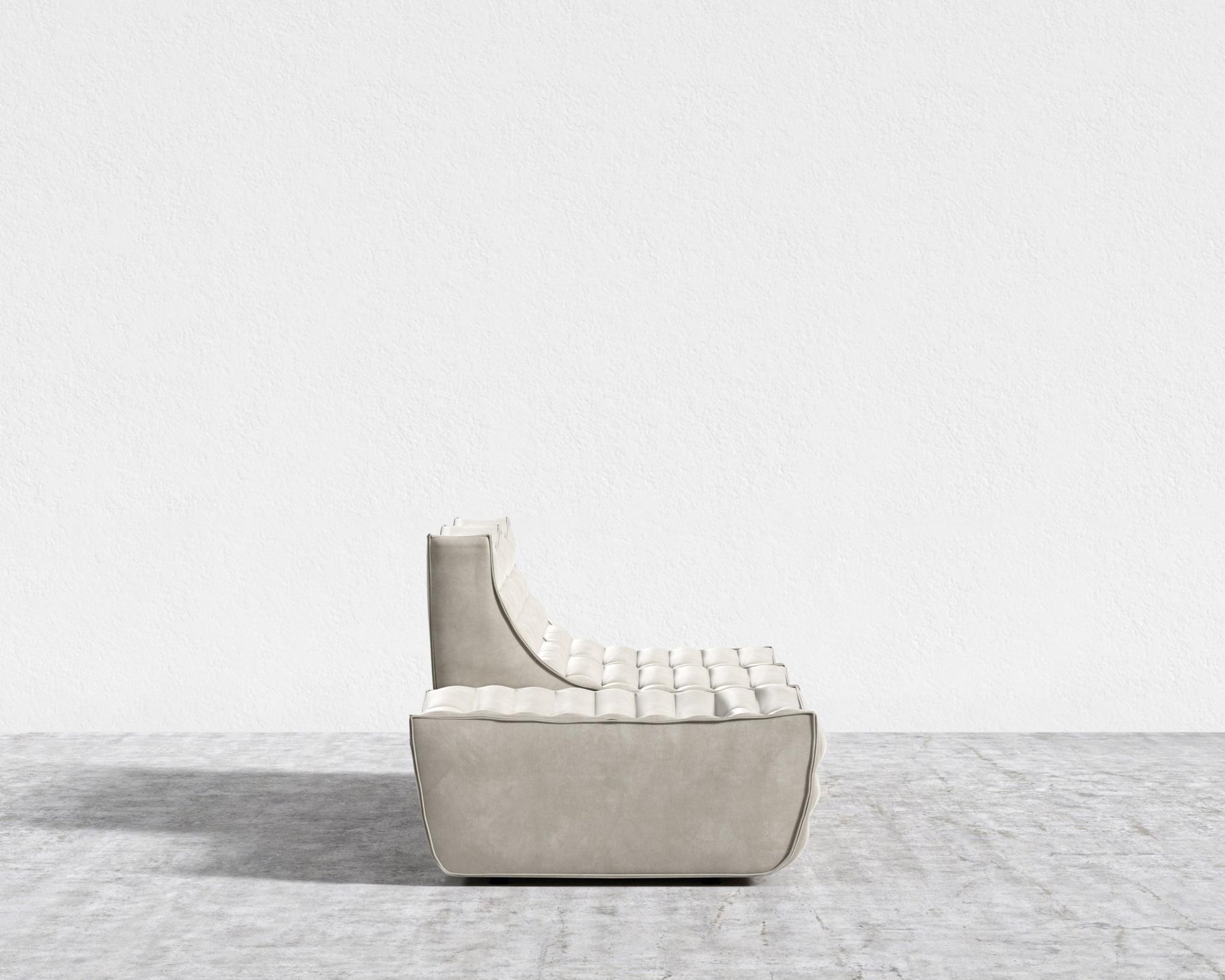 Tanner Open End Sofa - Venice Vegan Suede - Latte