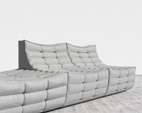 Tanner Open End Sofa - Modern Felt - Malmo
