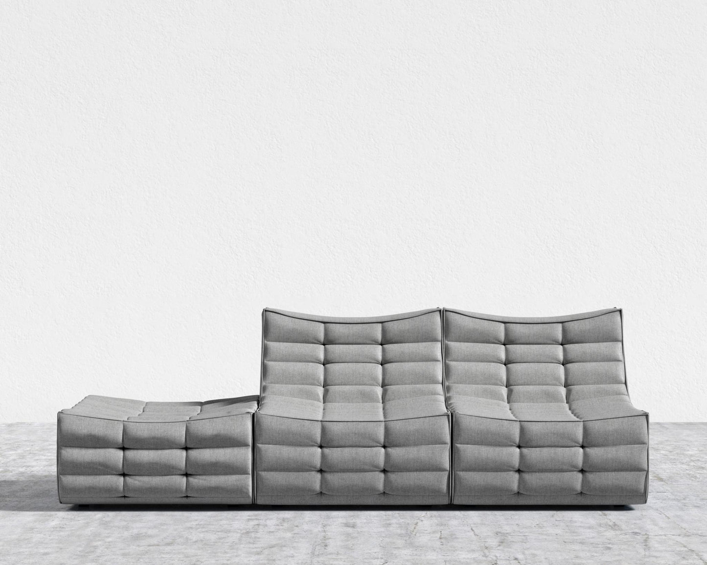 Tanner Open End Sofa - Modern Felt - Malmo