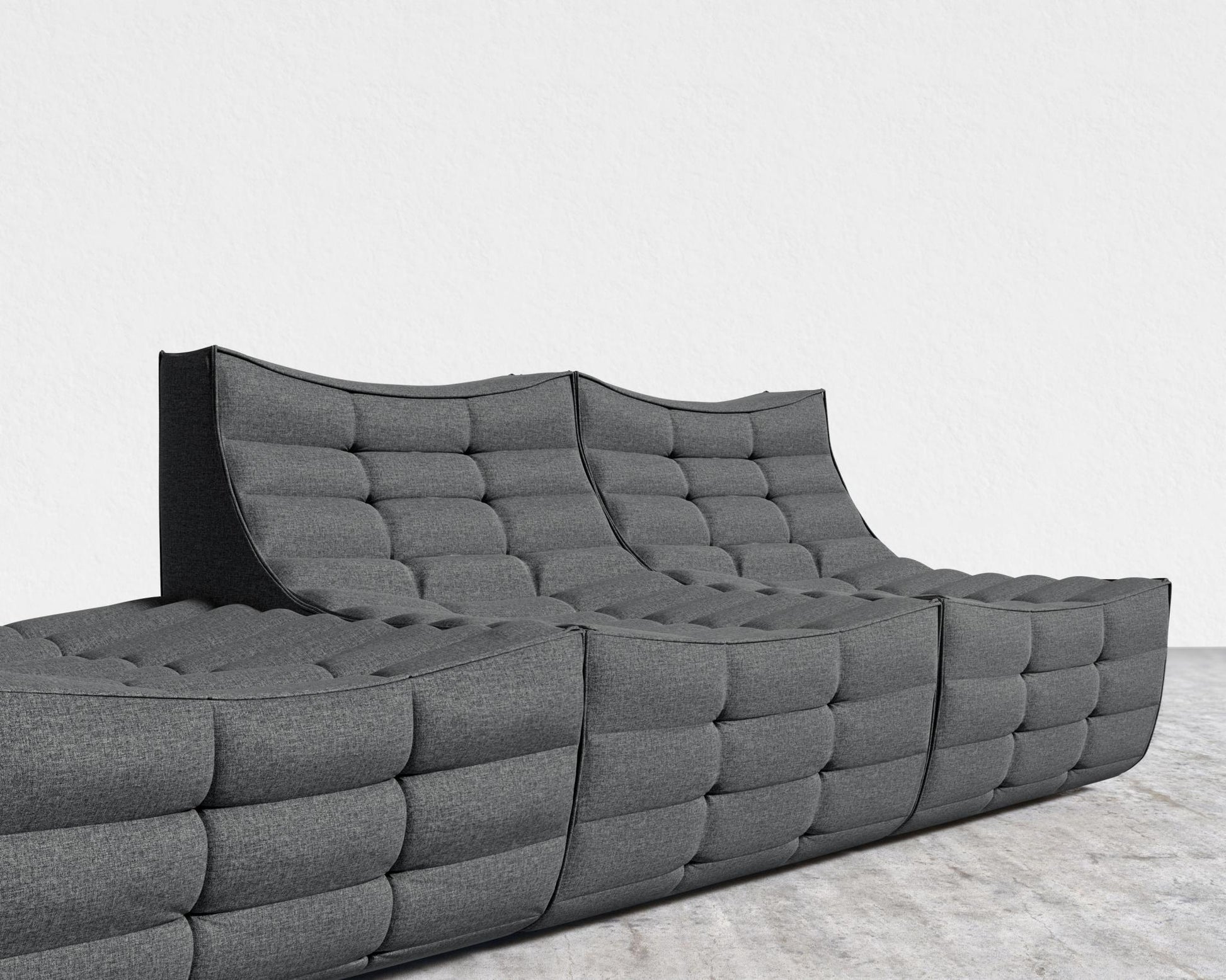 Tanner Open End Sofa - Modern Felt - Stockholm