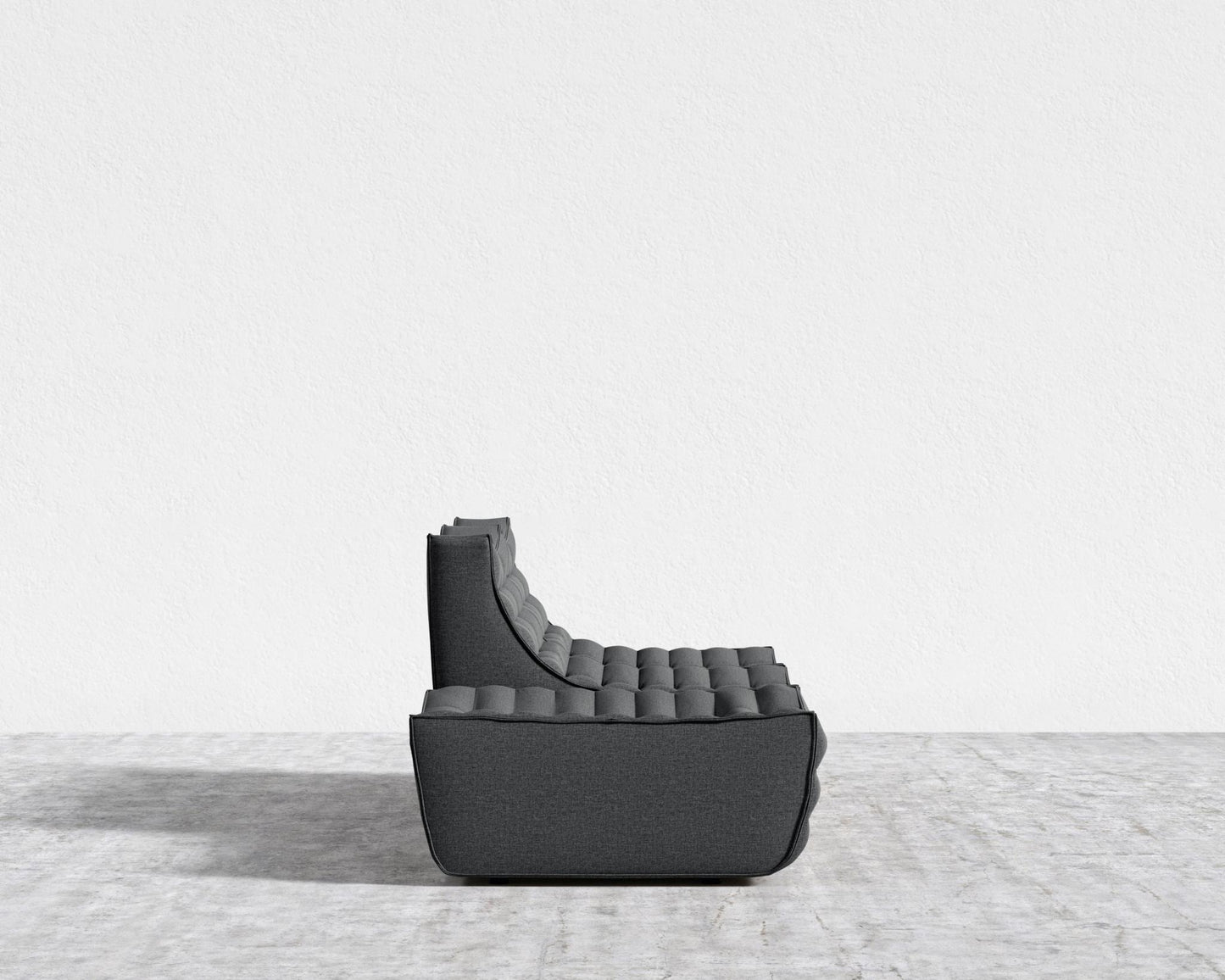 Tanner Open End Sofa - Modern Felt - Stockholm