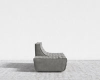 Tanner Open End Sofa - Venice Vegan Suede - Strato