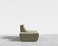 Tanner Open End Sofa - Signature Plush Velvet - Olive Green