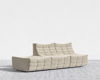 Tanner Open End Sofa - Signature Plush Velvet - Warm Taupe