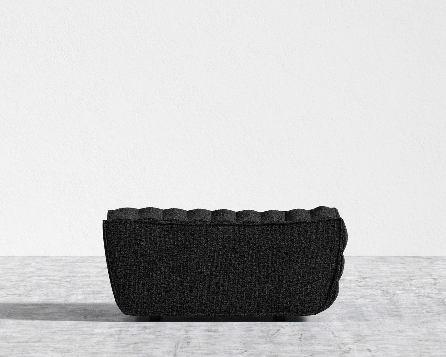 Tanner Ottoman - Chatou Boucle - Caviar