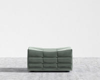 Tanner Ottoman - Plush Velvet - Moonstone