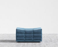 Tanner Ottoman - Plush Velvet - Solstice