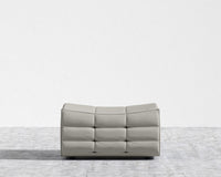 Tanner Ottoman - Trento Microfiber Leather - Trento Taupe