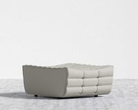 Tanner Ottoman - Trento Microfiber Leather - Trento Taupe