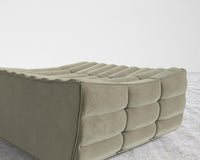 Tanner Ottoman - Signature Plush Velvet - Olive Green