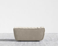 Tanner Ottoman - Signature Plush Velvet - Warm Taupe