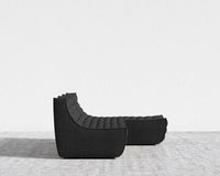 Tanner Sectional Sofa - Chatou Boucle - Caviar