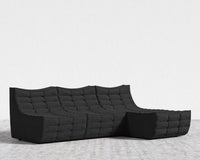 Tanner Sectional Sofa - Chatou Boucle - Caviar