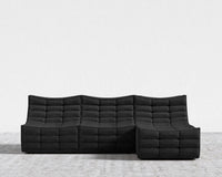 Tanner Sectional Sofa - Chatou Boucle - Caviar