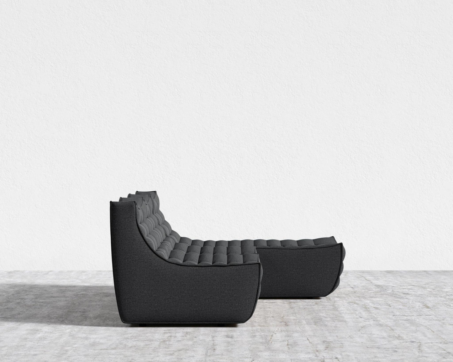 Tanner Sectional Sofa - Modern Felt - Stockholm