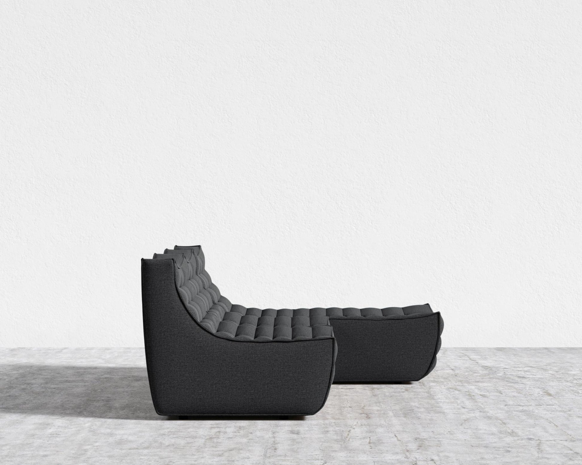 Tanner Sectional Sofa - Modern Felt - Stockholm