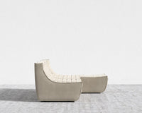 Tanner Sectional Sofa - Signature Plush Velvet - Warm Taupe