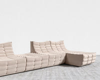 Tanner Modular Sectional - Plush Velvet - Blush