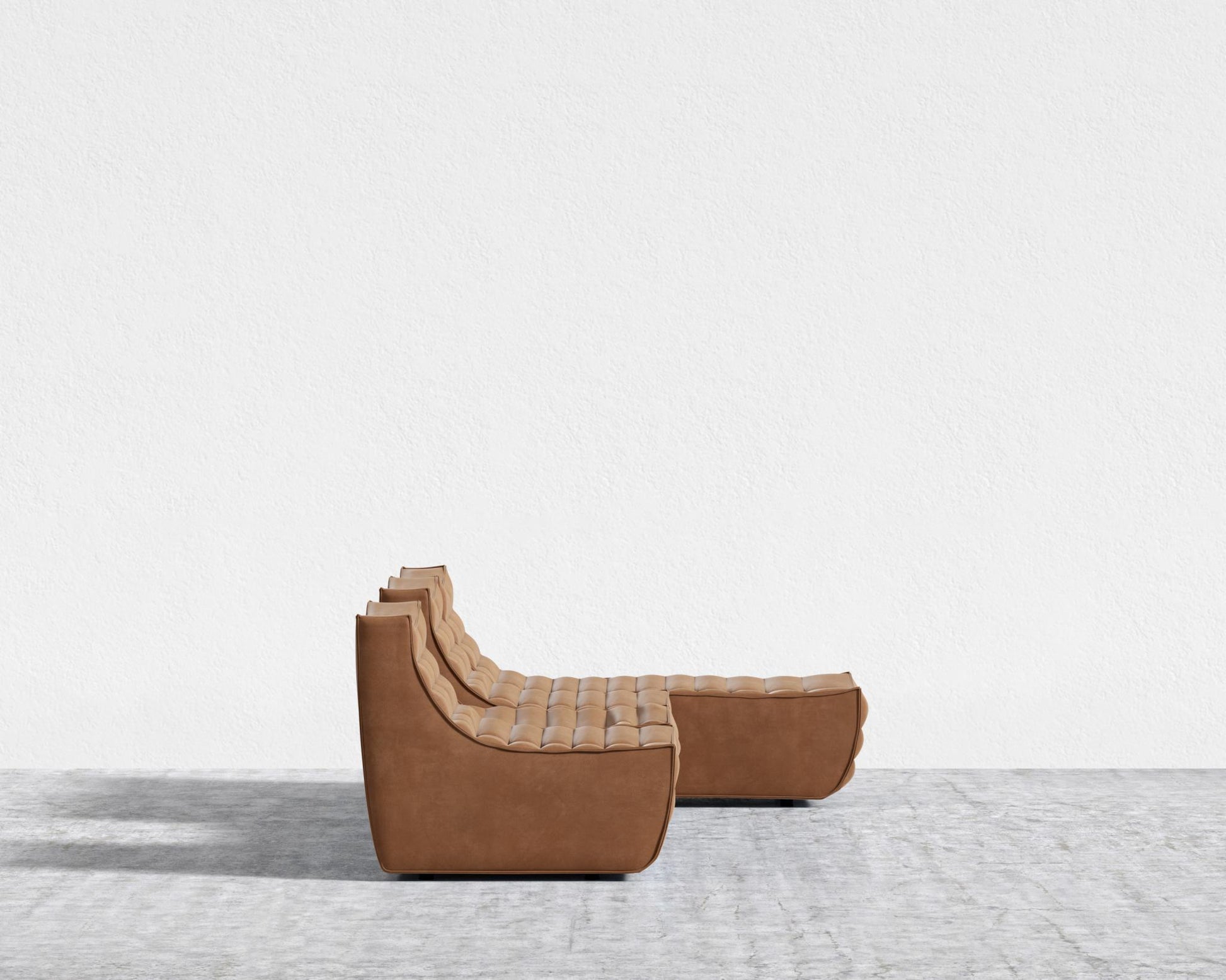 Tanner_Modular_Sectional_Venice_Vegan_Suede - Cider