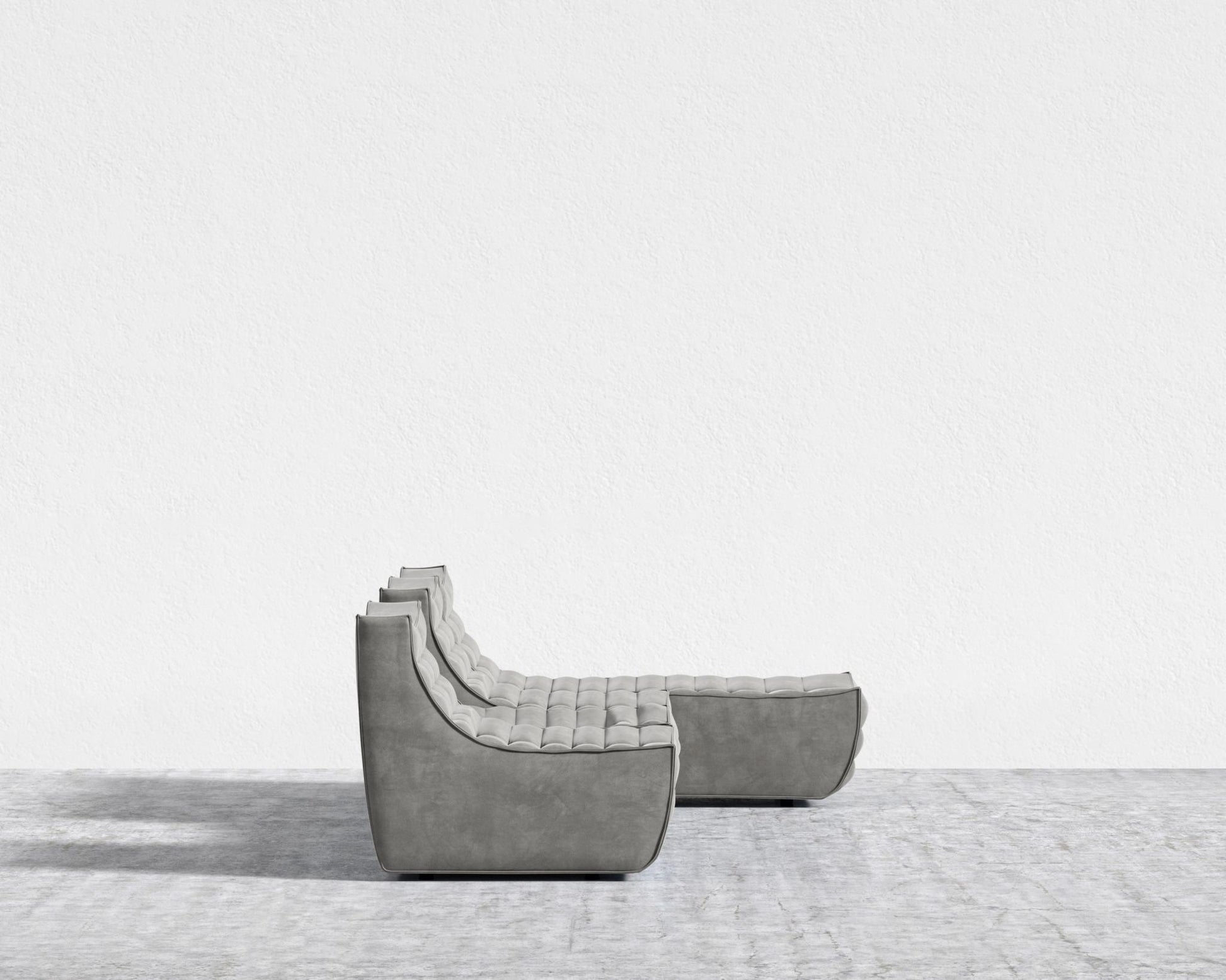 Tanner_Modular_Sectional_Venice_Vegan_Suede - Srato