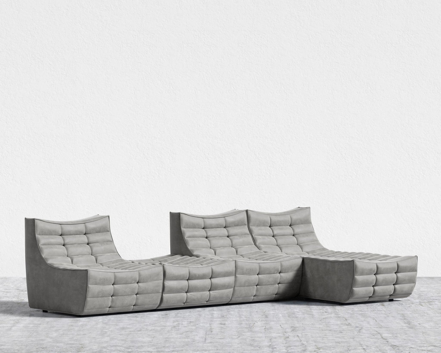 Tanner_Modular_Sectional_Venice_Vegan_Suede - Srato