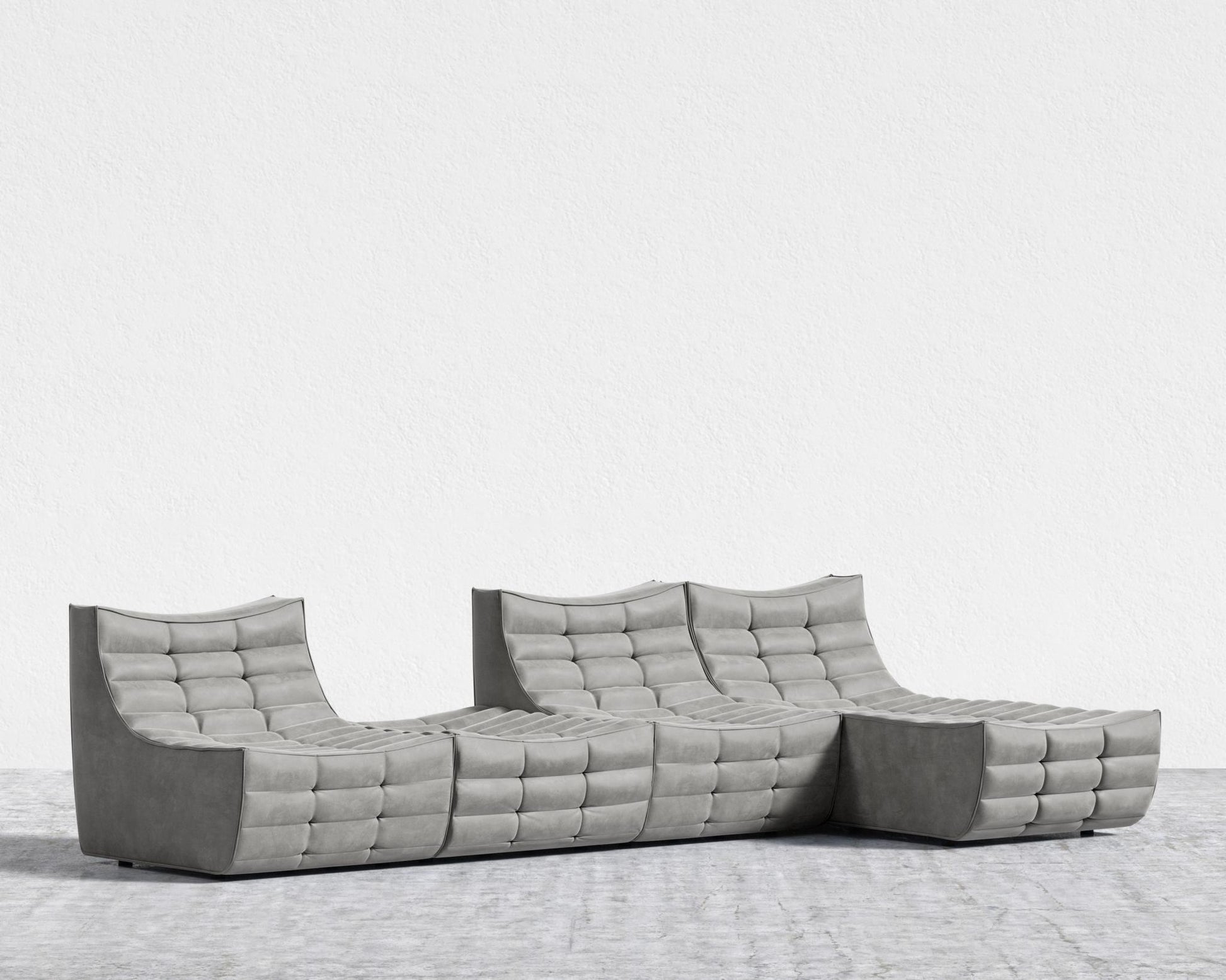 Tanner_Modular_Sectional_Venice_Vegan_Suede - Srato