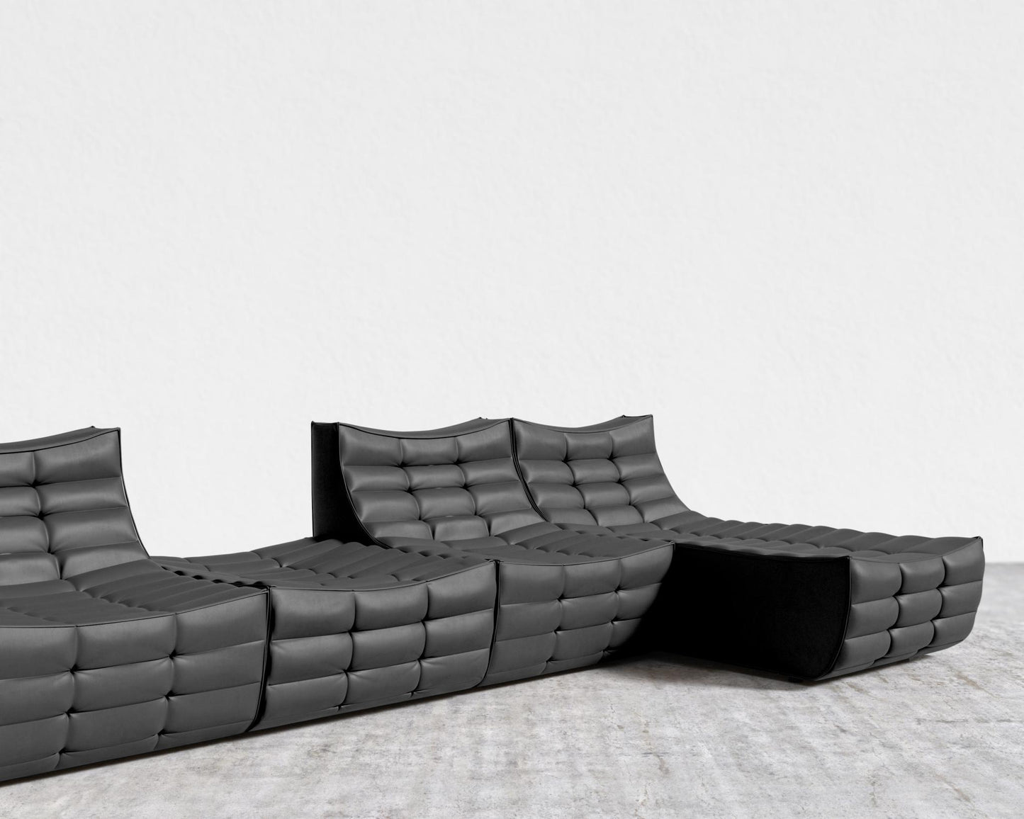 Tanner_Modular_Sectional_Microfiber_Leather - Trento Jet Black