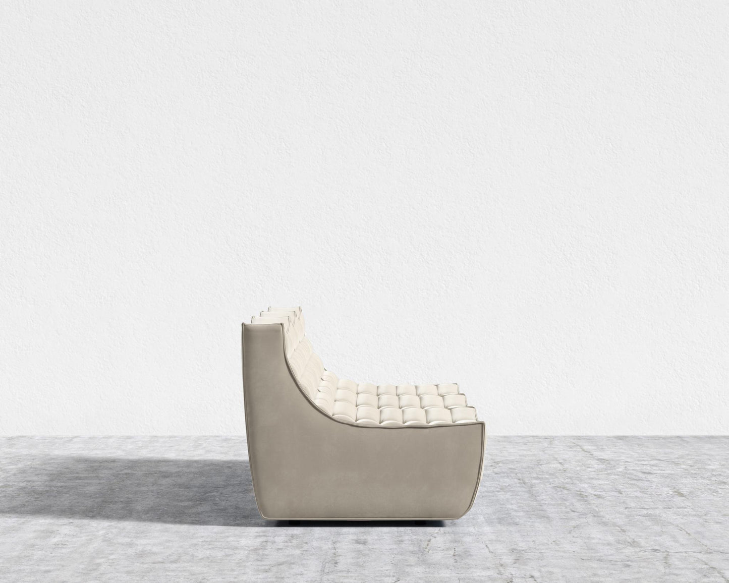 Tanner 3 Seater Sofa - Signature Plush Velvet - Warm Taupe