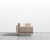 Dresden Left Arm Sofa - Plush Velvet - Blush