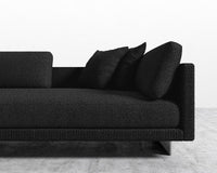 Dresden Left Arm Sofa - Chatou Boucle - Caviar